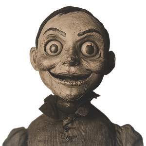 Creepy Victorian Dummy Vinyl Car Decal Sticker – Waterproof & UV-Resistant 4.0"