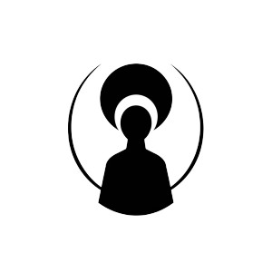 Divinity Icon Black White Vinyl Car Decal Sticker – Waterproof & UV-Resistant 4.0"