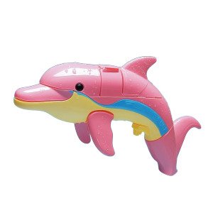 Dolphin Water Gun Vinyl Car Decal Sticker – Waterproof & UV-Resistant 4.0"