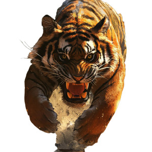 Fierce Asian Bengal Tiger Vinyl Car Decal Sticker – Waterproof & UV-Resistant 4.0" Fierce Asian Bengal Tiger Vinyl Car Decal Sticker – Waterproof & UV-Resistant 4.0"