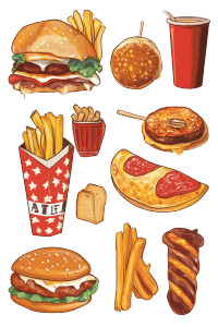 America Food Sticker Vinyl Car Decal Sticker – Waterproof & UV-Resistant 4.48" America Food Sticker Vinyl Car Decal Sticker – Waterproof & UV-Resistant 4.48"