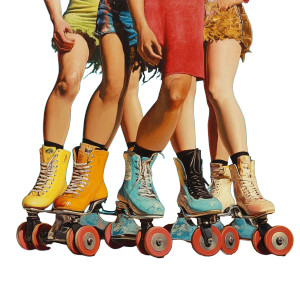 Group Rollerskates Vinyl Car Decal Sticker – Waterproof & UV-Resistant 4.0"