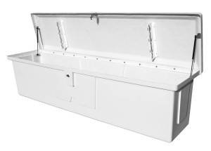 Taylor Made White Dock Storage Box | Extra Large 95 inch | Stainless Steel Latch and Hinges Taylor Made White Dock Storage Box | Extra Large 95 inch | Stainless Steel Latch and Hinges