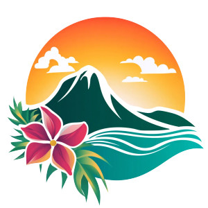 Hawaii Travel Logo Vinyl Car Decal Sticker – Waterproof & UV-Resistant 4.0"