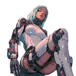 Cyberpunk Woman Comic Vinyl Car Decal Sticker – Waterproof & UV-Resistant 4.0" Cyberpunk Woman Comic Vinyl Car Decal Sticker – Waterproof & UV-Resistant 4.0"