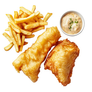 Fish Chips Top View Vinyl Car Decal Sticker – Waterproof & UV-Resistant 4.0" Fish Chips Top View Vinyl Car Decal Sticker – Waterproof & UV-Resistant 4.0"