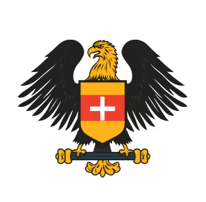 German Coat Arms Eagle Vinyl Car Decal Sticker – Waterproof & UV-Resistant 4.06"