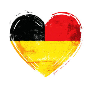 German Heart Learn Text Vinyl Car Decal Sticker – Waterproof & UV-Resistant 4.0"