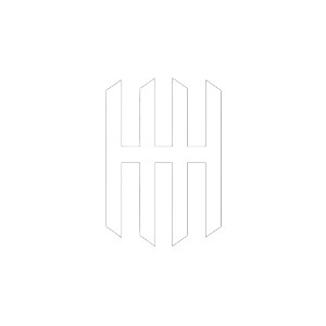 Hhh Logo Black White Vinyl Car Decal Sticker – Waterproof & UV-Resistant 4.0"