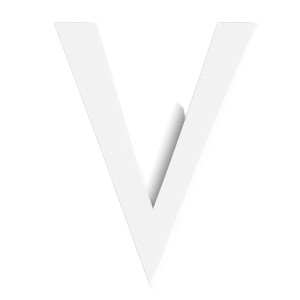 Letter V White Vinyl Car Decal Sticker – Waterproof & UV-Resistant 4.0"