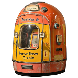 Machine Bienveillance Retro Futuriste Vinyl Car Decal Sticker – Waterproof & UV-Resistant 4.0"