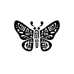 Mayan Butterfly Logo Vinyl Car Decal Sticker – Waterproof & UV-Resistant 4.0" Mayan Butterfly Logo Vinyl Car Decal Sticker – Waterproof & UV-Resistant 4.0"