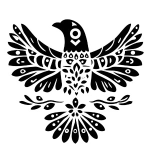 Mexican Floral Bird Symbol Vinyl Car Decal Sticker – Waterproof & UV-Resistant 4.0"
