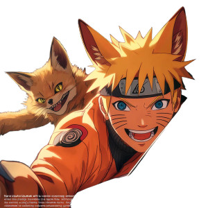 Naruto Peeking Car Vinyl Car Decal Sticker – Waterproof & UV-Resistant 4.0"