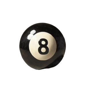 Painted Eight Ball Vinyl Car Decal Sticker – Waterproof & UV-Resistant 4.0"