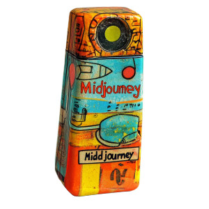 Pez Midjourney Dispenser Vinyl Car Decal Sticker – Waterproof & UV-Resistant 4.0"