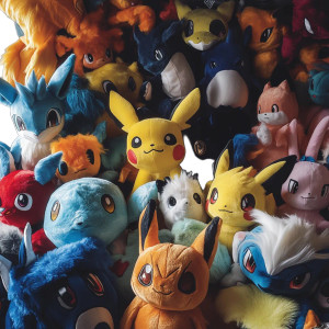 Pokemon Plushies Pile Vinyl Car Decal Sticker – Waterproof & UV-Resistant 4.0"