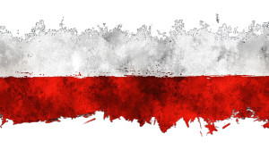 Poland Bold Title Vinyl Car Decal Sticker – Waterproof & UV-Resistant 7.14"