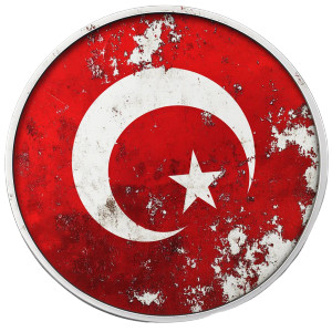 Red White Badge Vinyl Car Decal Sticker – Waterproof & UV-Resistant 4.0"