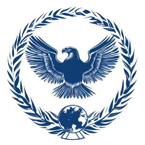 Relief Force Logo Eagle Globe Vinyl Car Decal Sticker – Waterproof & UV-Resistant 4.0"