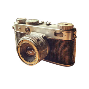 Retro Camera Memory Vinyl Car Decal Sticker – Waterproof & UV-Resistant 4.0"