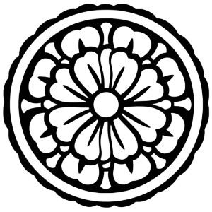 Roman Rosette Echeveria Artnouveau Vinyl Car Decal Sticker – Waterproof & UV-Resistant 4.0"