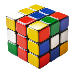 Rubiks Cube 3D Plastic Vinyl Car Decal Sticker – Waterproof & UV-Resistant 4.0"