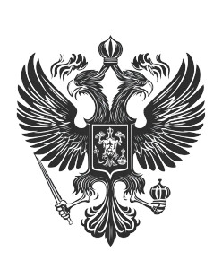 Russian Eagle Vector Vinyl Car Decal Sticker – Waterproof & UV-Resistant 4.0"