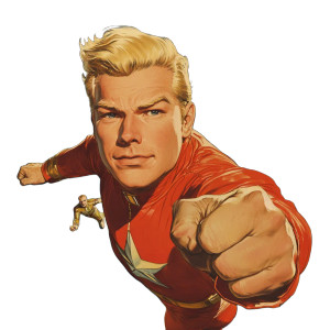 Soviet Man Flying Confident Vinyl Car Decal Sticker – Waterproof & UV-Resistant 4.0"