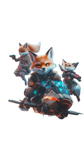 Space Foxes Adventure Vinyl Car Decal Sticker – Waterproof & UV-Resistant 4.0" Space Foxes Adventure Vinyl Car Decal Sticker – Waterproof & UV-Resistant 4.0"