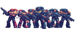 Space Marines Sprite Vinyl Car Decal Sticker – Waterproof & UV-Resistant 9.33" Space Marines Sprite Vinyl Car Decal Sticker – Waterproof & UV-Resistant 9.33"