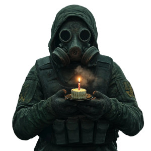 Stalker Chernobyl Cake Vinyl Car Decal Sticker – Waterproof & UV-Resistant 4.0"