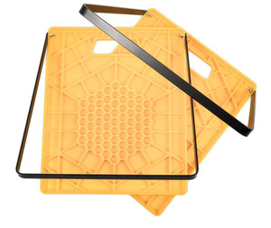 Camco Trailer Stabilizer Pad | Prevent Jack Sinking | Heavy-Duty Polypropylene | 14x11.7in | Set Of 2 Camco Trailer Stabilizer Pad | Prevent Jack Sinking | Heavy-Duty Polypropylene | 14x11.7in | Set Of 2