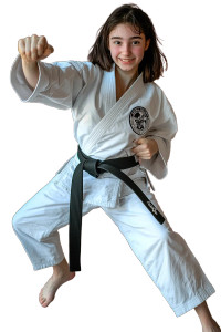Strong Karate Girl Kicking Vinyl Car Decal Sticker – Waterproof & UV-Resistant 4.0" Strong Karate Girl Kicking Vinyl Car Decal Sticker – Waterproof & UV-Resistant 4.0"