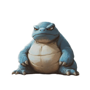 Stupid Dazed Blastoise Vinyl Car Decal Sticker – Waterproof & UV-Resistant 4.0" Stupid Dazed Blastoise Vinyl Car Decal Sticker – Waterproof & UV-Resistant 4.0"