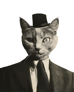Surreal Cat Man Art Vinyl Car Decal Sticker – Waterproof & UV-Resistant 4.0" Surreal Cat Man Art Vinyl Car Decal Sticker – Waterproof & UV-Resistant 4.0"