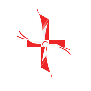 Swiss Wind Logo Vinyl Car Decal Sticker – Waterproof & UV-Resistant 4.0"