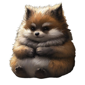 Tanuki Fox Mix Vinyl Car Decal Sticker – Waterproof & UV-Resistant 4.0"