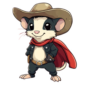 Teen Titans Opossum Hero Vinyl Car Decal Sticker – Waterproof & UV-Resistant 4.0" Teen Titans Opossum Hero Vinyl Car Decal Sticker – Waterproof & UV-Resistant 4.0"