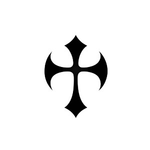 Templar Cross Minimalist Logo Vinyl Car Decal Sticker – Waterproof & UV-Resistant 4.0" Templar Cross Minimalist Logo Vinyl Car Decal Sticker – Waterproof & UV-Resistant 4.0"