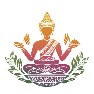 Thai Restaurant Logo White Vinyl Car Decal Sticker – Waterproof & UV-Resistant 4.0"