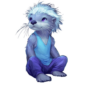 Thunder Otter Kungfu Action Vinyl Car Decal Sticker – Waterproof & UV-Resistant 4.0"