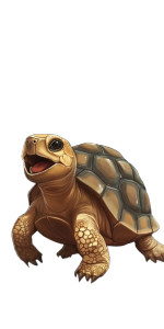 Tortoise Image Vinyl Car Decal Sticker – Waterproof & UV-Resistant 5.12"