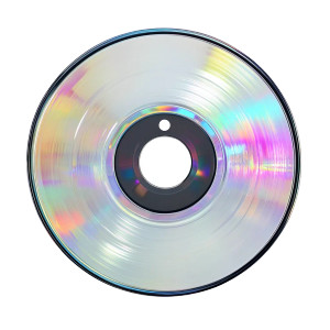 Transparent Cd Disk Vinyl Car Decal Sticker – Waterproof & UV-Resistant 4.0"