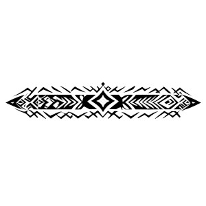 Tribal Arm Band Vinyl Car Decal Sticker – Waterproof & UV-Resistant 4.0"