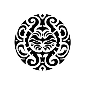 Tribal Circle Logo Vinyl Car Decal Sticker – Waterproof & UV-Resistant 4.0"