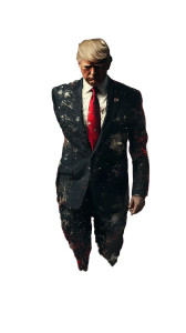 Trump Protects Flag Vinyl Car Decal Sticker – Waterproof & UV-Resistant 4.0"