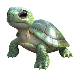 Turtle Full Body Top View Vinyl Car Decal Sticker – Waterproof & UV-Resistant 4.0"