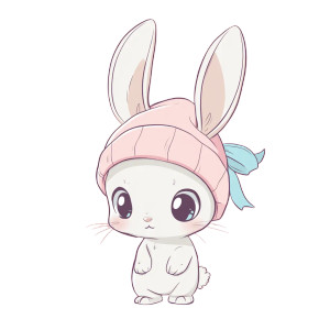 Two Headed Rabbit Chibi Vinyl Car Decal Sticker – Waterproof & UV-Resistant 4.0" Two Headed Rabbit Chibi Vinyl Car Decal Sticker – Waterproof & UV-Resistant 4.0"