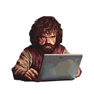 Tyrion Lannister Web Dev Vinyl Car Decal Sticker – Waterproof & UV-Resistant 4.0"